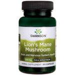 Swanson Lion's Mane Mushroom 500 mg 60 kapslí – Zboží Mobilmania