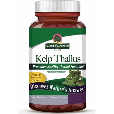 Nature's Answer Kelp Thallus 100 kapslí – Hledejceny.cz