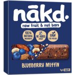 Nakd Blueberry muffin 4 x 35 g – Zboží Dáma