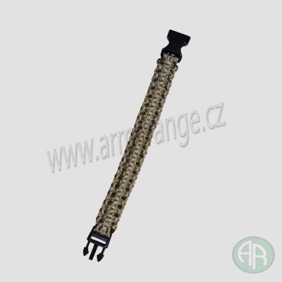 Náramek "PARACORD", šíře 2,3 cm, coyote – Hledejceny.cz