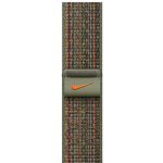 Apple Watch 41mm sekvojově zelený/oranžový provlékací sportovní řemínek Nike MTL33ZM/A – Zboží Mobilmania