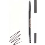 Makeup Revolution Precise Brow Pencil precizní tužka na obočí s kartáčkem Dark Brown 0,05 g – Zboží Dáma