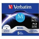 Verbatim MDISC 100GB 4x, jewel, 5ks (43834) – Zboží Živě