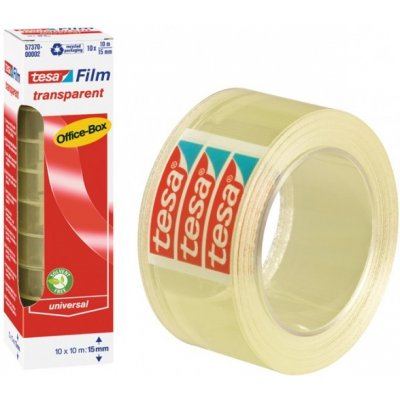 Tesa Film transparentní kancelářská 15 mm x 10 m 10 ks – Hledejceny.cz