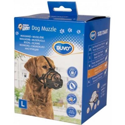 Duvo+ Dog Muzzle Rubber Labrador Retriever Doberman Boxer – Zbozi.Blesk.cz