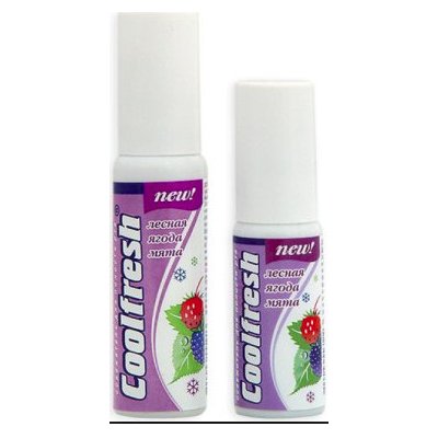 Coolfresh ústní sprej na svěží dech "Lesní plody a máta" 30ml Aromatika – Zboží Dáma