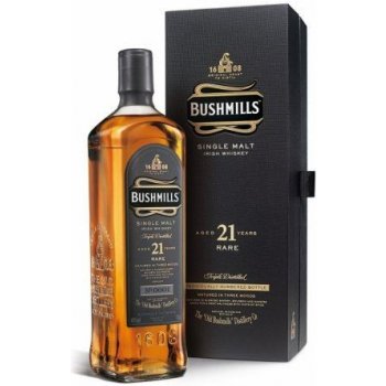 Bushmills Single Malt 21y 40% 0,7 l (kazeta)