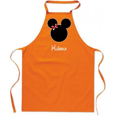 Povidlo.cz Zástěra Mouse Oranžová – Hledejceny.cz
