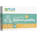 Plus Lékárna Bylinné pastilky Bez cukru šalvěj ženšen vitamín C 24 ks – Hledejceny.cz