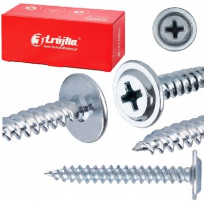 Šroub s podložkou Trojka 4,2 mm x 25 mm 500 ks – Sleviste.cz