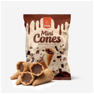 Grizly Mini kornoutky s mléčnou čokoládou 150 g – Zboží Dáma