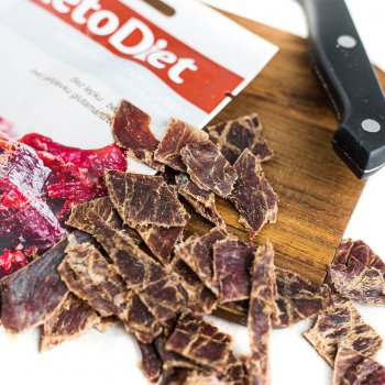 KetoDiet Sušené maso hovězí jerky 3 porce 3 x 30 g