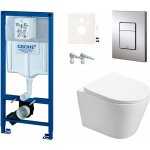 Závěsný WC set Grohe do lehkých stěn / předstěnová montáž + WC SAT Infinitio SIKOGRSIN1S – Hledejceny.cz