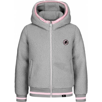 ELT Mikina Lucky Gabriella zateplená dětská stone šedá /lucky heart – Zboží Dáma