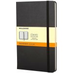Moleskine Zápisník tvrdé desky A5 linkovaný černý – Sleviste.cz