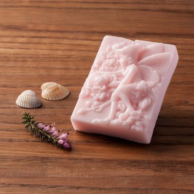NatureSecret glycerinové mýdlo s vůní růže s kozím mlékem (skřítek) aroma Tajemství mládí 80 g