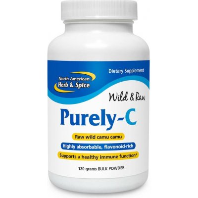 North American Herb & Spice Wholefood vitamín C v prášku Purely-C 120 g – Hledejceny.cz