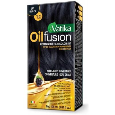 Dabur Vatika Oil fusion jet black extra černá 108 ml