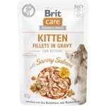 Brit Care Cat Kitten Fillets in Gravy Savory Salmon 85 g – Sleviste.cz