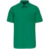 Pánská Košile Eso pánská košile s dlouhým rukávem Kelly zelená