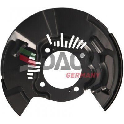 Ochranný plech proti rozstřikování, brzdový kotouč DACO Germany 613931 | Zboží Auto