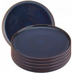 Altom Design Porcelánové jídelní talíře Reactive Stripes 26 cm sada 6 kusů – Zboží Dáma