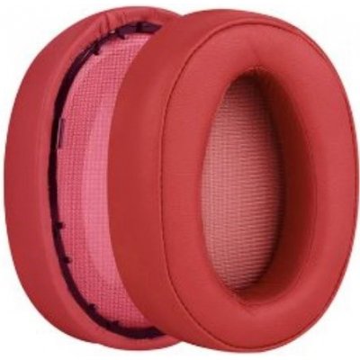 eses náušníky pro sluchátka Sony MDR-100A MDR-100AAP MDR-H600A červené kožené – Zboží Živě
