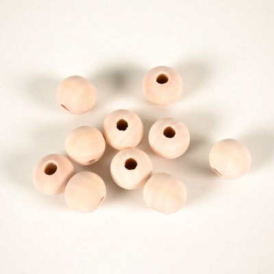 Takoy Dřevěné korálky nelakované 20 mm - balení 10 ks – Hledejceny.cz