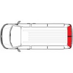 Reimo Obložení křídlových dveří Cover Plus Fiat Ducato, 2 díly, šedé