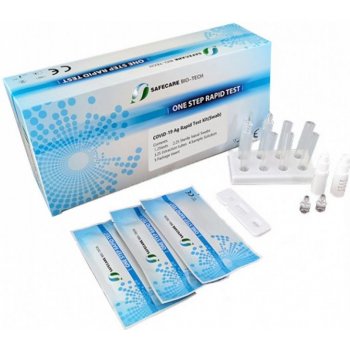 Safecare Biotech Hangzhou COVID-19 Antigen Rapid Test Kit Swab for Self-Testing 20 ks