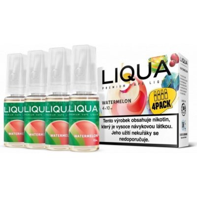 Ritchy Liqua Elements Watermelon 4Pack 4 x 10 ml 12 mg – Zboží Mobilmania