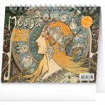 NOTIQUE stolní Alfons Mucha 16,5 × 13 cm 2027 – Zboží Mobilmania