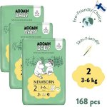 Moomin Baby 2 Newborn 3–6 kg 168 ks – Sleviste.cz