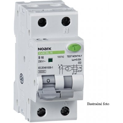 Noark 1P+N B16A 30mA 107622 – Zboží Mobilmania