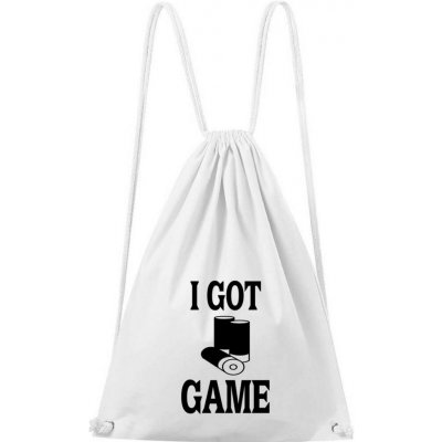 Dobrý triko bavlněný batoh I got game Bílá – Hledejceny.cz