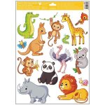 Přerov Dekorace okenní folie 30x42cm, zvířátka /6879 245326 – Zboží Dáma