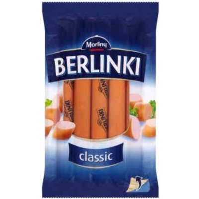 Morliny Párky berlinki classic 250 g – Zboží Dáma