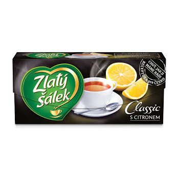 Zlatý Šálek Classic černý čaj s citronem 20 x 1,5 g