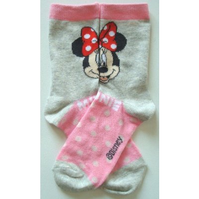 Minnie Krásné originální dětské ponožky pro holky šedé