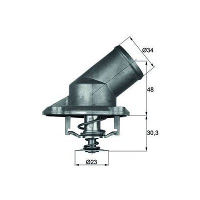 TERMOSTAT MAHLE TI22492 OPEL ASTRA G/H/CORSA B/C/D/TIGRA MERIVA 1,0/1,2/1,4 97-09 – Zboží Mobilmania