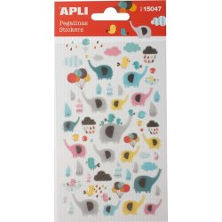 Apli Stickers Elephants nálepky s motivem slona