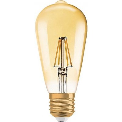 Osram Vintage 1906 LED světelný zdroj, 6,5 W, 725 lm, teplá bílá, E27 LED RETROFIT 1906 LED DIM EDISON 60 – Zboží Živě