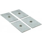 Ceracarta Sada 4 elektrod pro TENS - 50 × 90 mm s patentkou – Hledejceny.cz