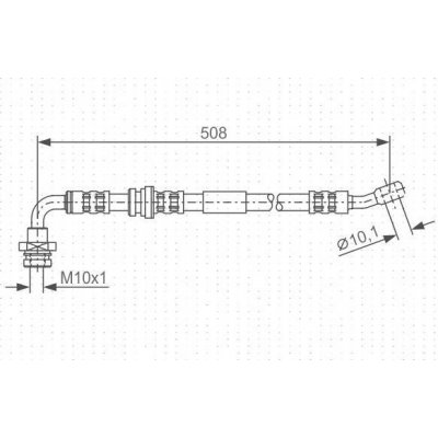 BOSCH 1 987 476 932 Brzdová hadice (1987476932) – Zboží Mobilmania