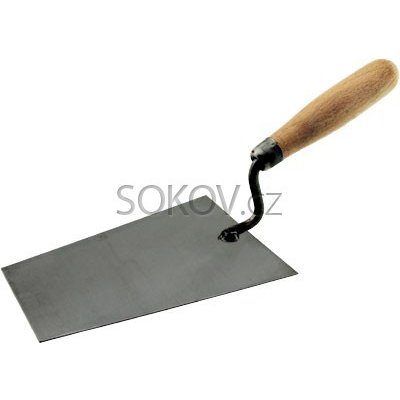 Lžíce zednická 180x130 mm černá s dřev. ruk. HOBBY – Hledejceny.cz