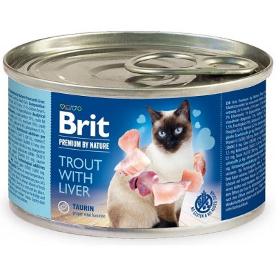 Brit Premium by Nature Cat Trout with Liver 24 x 0,2 kg