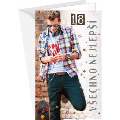 ARGUS Přání k 18.narozeninám 15-6508c18 – Zboží Dáma