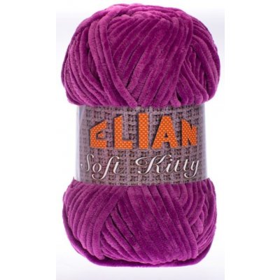 VSV Pletací příze Elian Soft Kitty 97442 - fialová