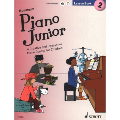 Hans Günter Heumann Piano Junior Lesson Book 2 noty na klavír+ audio – Zboží Mobilmania