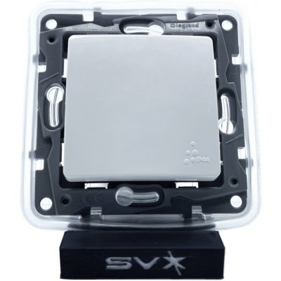 LEGRAND Niloé vypínač č.6 bílý IP44 70x70x47mm – Zboží Mobilmania